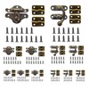 EAEDMY 36 Sets Retro Jewelry Box Hinges, Latches and Hooks