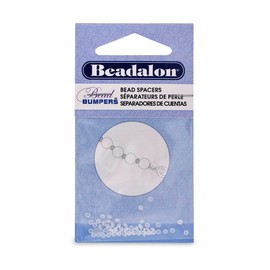 Artistic Wire Beadalon Bead Bumper 2mm Oval Clear, 50-Piece