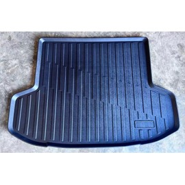 EACCESSORIES EA Floor Cargo Liner – Trunk Mat for Nissan Versa 2012–2019 – Weather – Resistant Trunk Mats for Cars with Raised Lip – Non-Slip Car Tray Pad Boot – Laser Pre-Cut Design