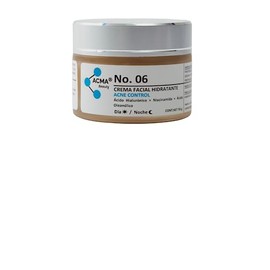 06 Crema Facial Hidratante para Control de Acn de Da y Noche con cido Hialurnico, Vitamina B5, Niacinamida y cido Oleanlico