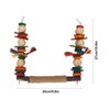 Bird Swing Toy Colorful Beak Grinding Parrot Chewing Perch Toy