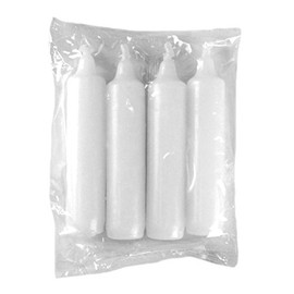 Pinnacle Peak Trading Company 4 White 22mm Diameter German Christmas Pyramid Candles