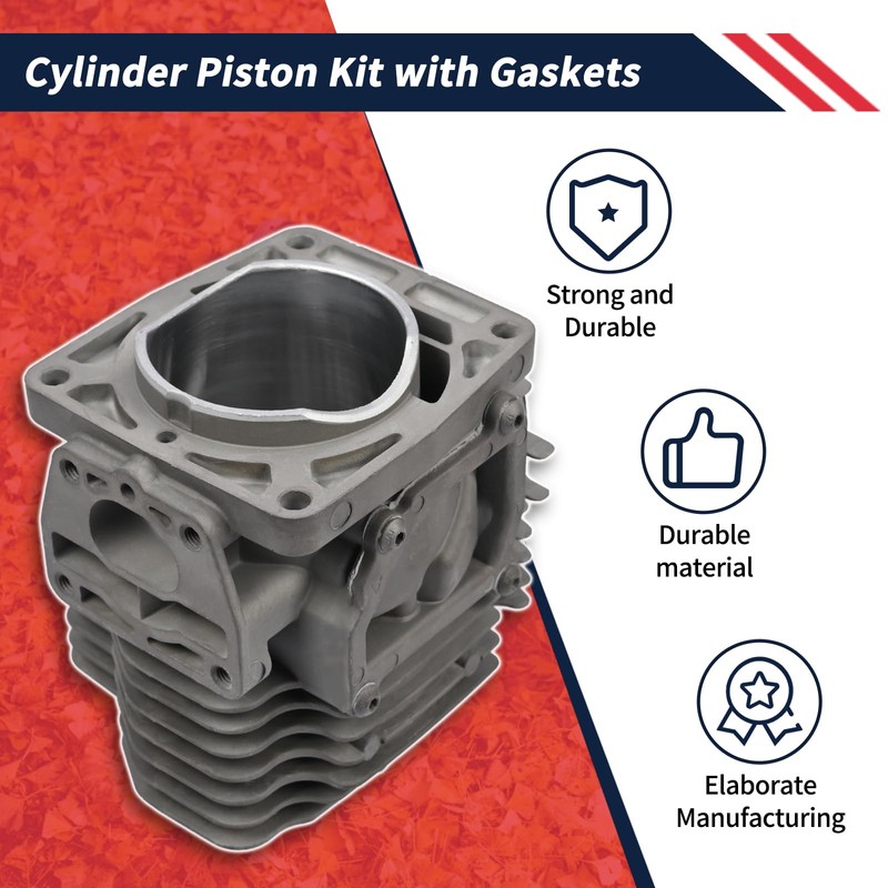 Promrmr P100006300 Cylinder Piston Kit with Gaskets Compatible with Echo