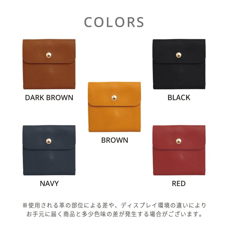 RafiCaro Women's Bifold Wallet, Genuine Leather, Italian Leather, Flap, Mini