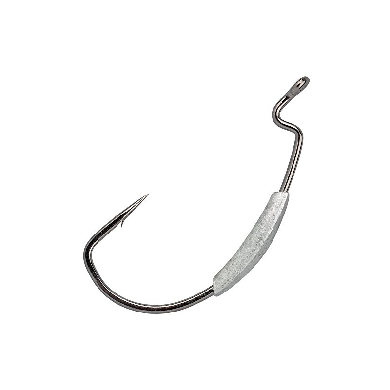Gamakatsu Weighted Superline Offset EWG – Offset Hooks with Weight