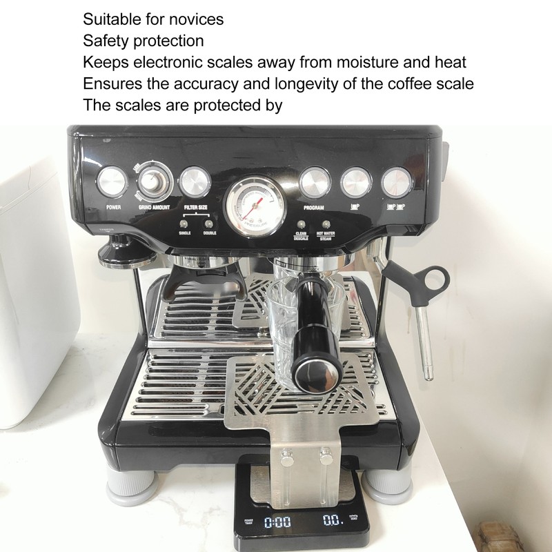 Coffee Machine Electronic Scale Rack 304 Stainless Steel Adjustable Height