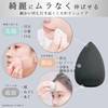 RAKUSE Makeup Puff Makeup Sponge Puff (Black / Set of
