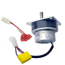 Auger Feed Motor Replacement Part for 812-4421/4420, Pellet Stove Parts, 2.4RPM 120V Auger Feed Motor Compatible with Heatilator CAB50 PS35 PS50 7000-500 PH