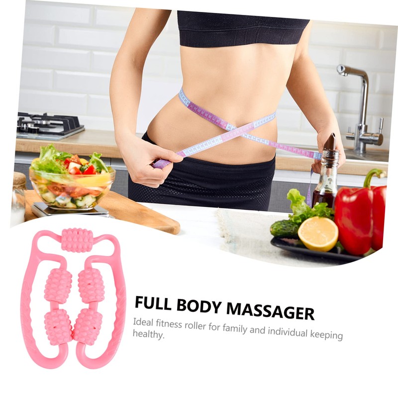 Ipetboom 1Pc Five Wheel Leg Massager Multifunctional Muscle Relaxation Roller