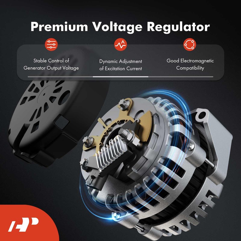 A-Premium Alternator Voltage Regulator Compatible with Toyota Tundra 2003-2004, Tundra