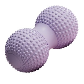 Peanut Foam Roller for Myofascial Release Trigger Point Back Neck Shoulder Compact Home Training (Purple)