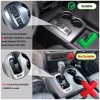 car-attention Matt Black Central Gear Shift Panel Cup Holder Cover