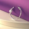 Tiny Faux Clip On Nose Ring - 20 Gauge clip