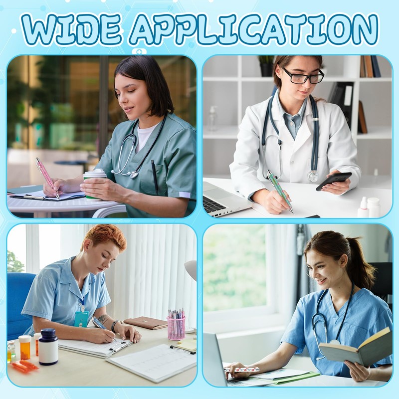 24 Pcs Nurse Pens Bulk Nurses Week Gift Funny Lovely