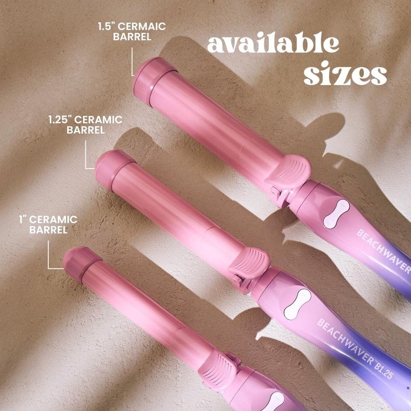 The Beachwaver Co. Beachwaver B1.25 Rotating Curling Iron - Pink