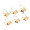 100Pcs Binder Clips Hollow Penguin Shape Sturdy Metal Small Binder