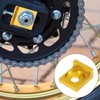 F FIERCE CYCLE 2pcs 12mm Hole Dia Motorcycle Chain Adjuster
