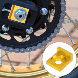 F FIERCE CYCLE 2pcs 12mm Hole Dia Motorcycle Chain Adjuster Block Replacement