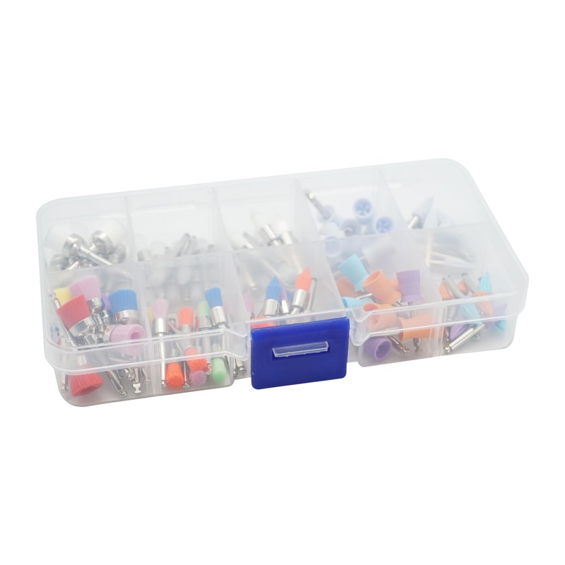 Dental Polisher Replacement Brush Heads, 5 Colours, Universal Fit, Pack