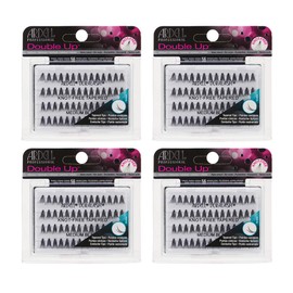 Ardell Individual Lashes Soft Touch - Medium Black, Knot-Free False Eyelashes, Natural Look DIY Eyelash Extensions, 56 Lash Clusters Per Pack