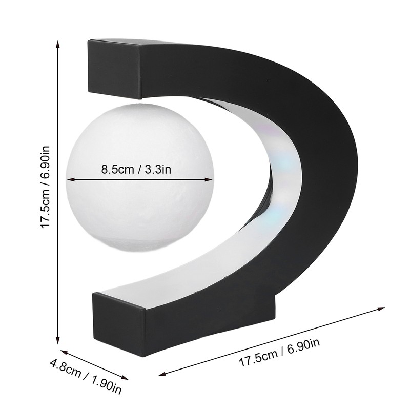 Levitating Moon Lamp ABS Floating Moon Night Light for Office