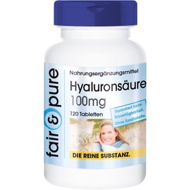 Fair & Pure® - Hyaluronsäure Tabletten 100mg - 120 Tabletten - hochdosiert - fermentiert - vegan