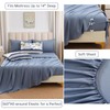 Dintszyayue King Size Comforter Set, 7 Pieces Blue Boho Comforter