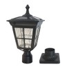 Kemeco ST4311AQ LED Cast Aluminum Solar Post Light Fixture with