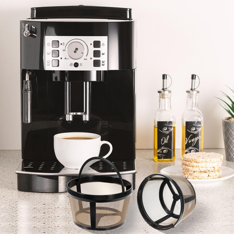 BOHUIZ 2Pcs Reusable Coffee Filter Basket for 4-5 Cup Coffee