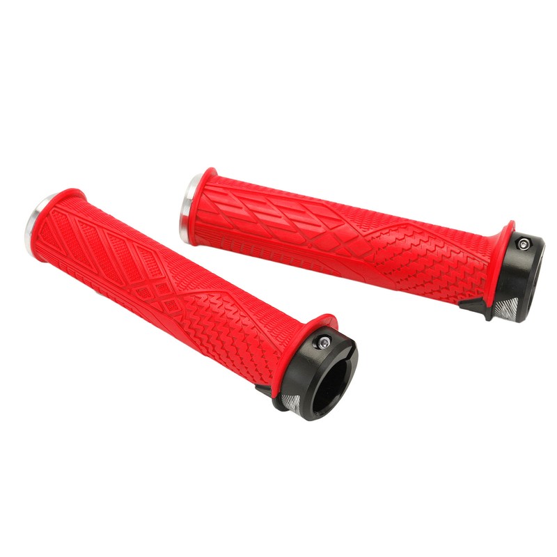 2pcs/set Bike Handlebar Grip Anti Slip Texture Durable Bicycle Handlebar
