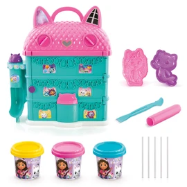 Canal Toys Gabby’s Dollhouse ™ Dough House! Have a cat-Tastic time Sculpting, molding, and Shaping Colorful Dough and Decoration Gabby’s Dough House! Easy Storage and Portability! Ages 4+