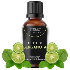 TY CARE Aceite Esencial de Bergamota (Citrus bergamia) – 50 ml – 100% Puro y Natural