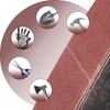 STEBRUAM Sanding Belt 25 x 762 mm,15PCS 100 Grit