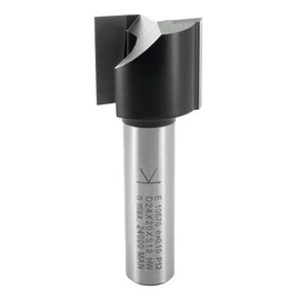 ENT Straight Cutter TC Shank (C) 12 mm, Diameter (A) 24 mm, B 20 mm, D 40 mm, GL 60 mm