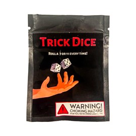Trick Dice | Roll a 7 or 11 Loaded Dice | Novelty Cheating Trick | Always Roll a Seven or Eleven Prank Joke