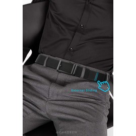 Ratchet Belts for men, Mens Belts Casual 2 Pack Golf Web Belt, Mens Nylon Belts for Jeans - Adjustable Trim to Fit (Belts for Men)