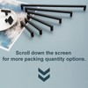 KOOFIZO 10 Pack Black Cabinet Knobs Matte Black Drawer Knobs