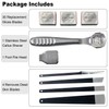 36 Pcs Callus Shaver for Feet Set, (1Stainless Foot File