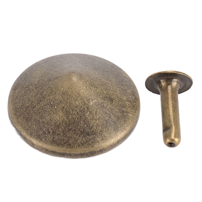 100pcs Mushroom Rivets Multipurpose Double Cap Mushroom Rivets for Belts