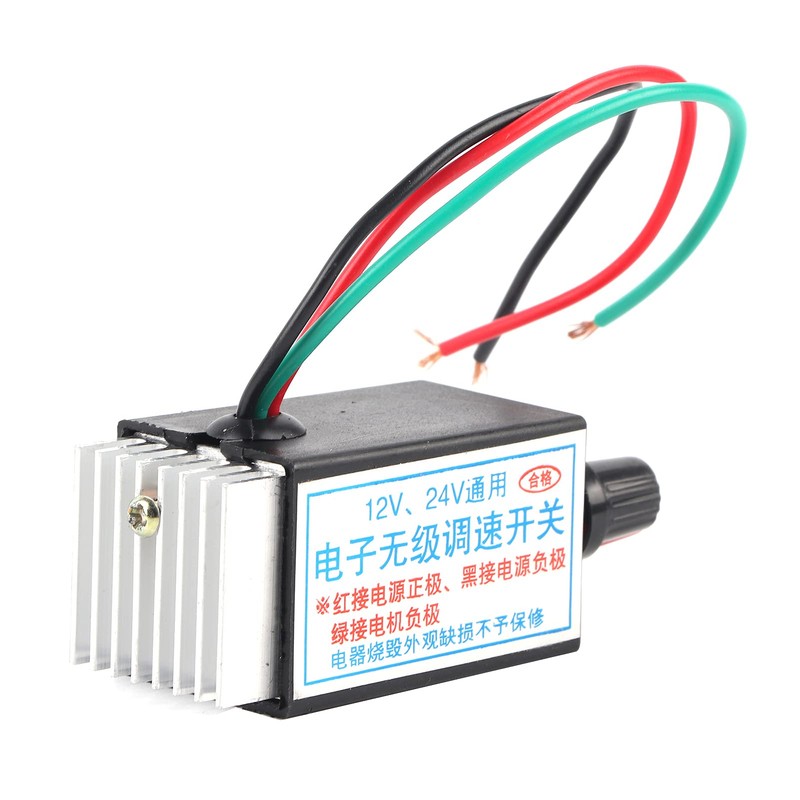 DC Motor Speed Controller, Universal DC 12 V / 24