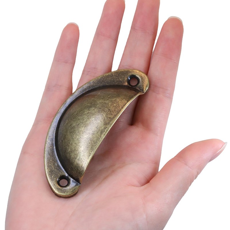ciciment Vintage Shell Drawer Handles - 12 PCS Cupboard Pull