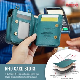 Hülle Case for Blackview Hero 10 Cover + Straps Universal Wallet Leather Crossbody Bag,Multi-Function Mini Bag Shell for Blackview Hero 10(2)