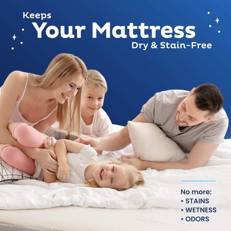 Memory Foam Mattress Protector – Organic Cotton with Eco-Friendly Greenshield