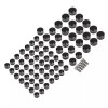 Unbranded Black Cut CNC Engine Bolt Cap Screw Cover For