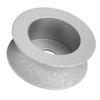 7.3cm Brazed Diamond Grinding Wheel Concave Abrasive Wheel for Stone