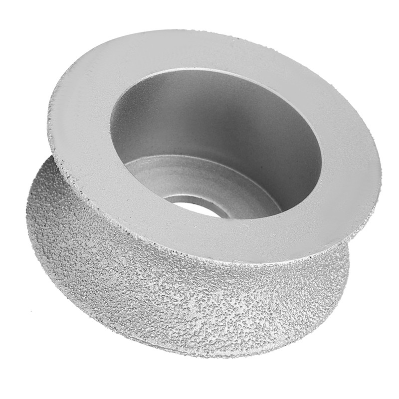 7.3cm Brazed Diamond Grinding Wheel Concave Abrasive Wheel for Stone