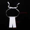 Blessing Simple Lawyer Band Collar Court Ties White