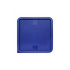 Excellante Plastic Square Lid for 12, 18 and 22-Quart, Blue