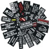 Woohome 40 PCS Iron on Patches, Assorted Slogan Embroidered Patch