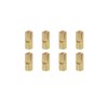 GEFONG Mini Cylindrical Barrel Hinge 10mm for Cabinet Door Panel